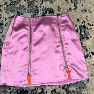 CAPSULLE MINI SILK SKIRT